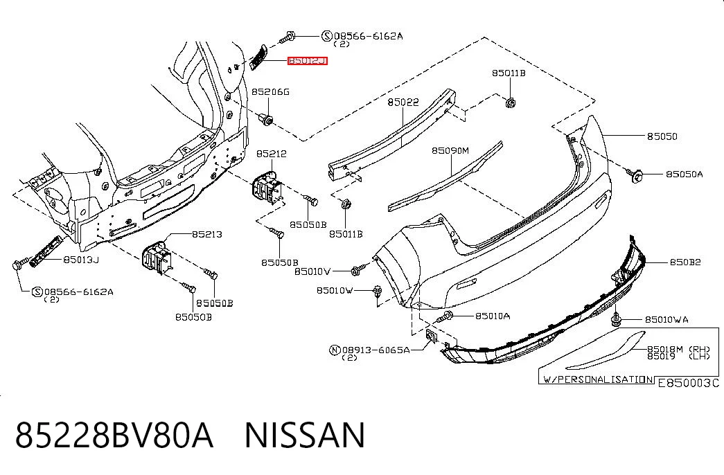85228BV80A Nissan/Infiniti