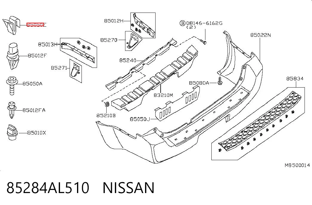 85284AL510 Nissan/Infiniti