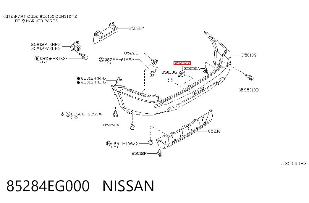 85284EG000 Nissan/Infiniti 