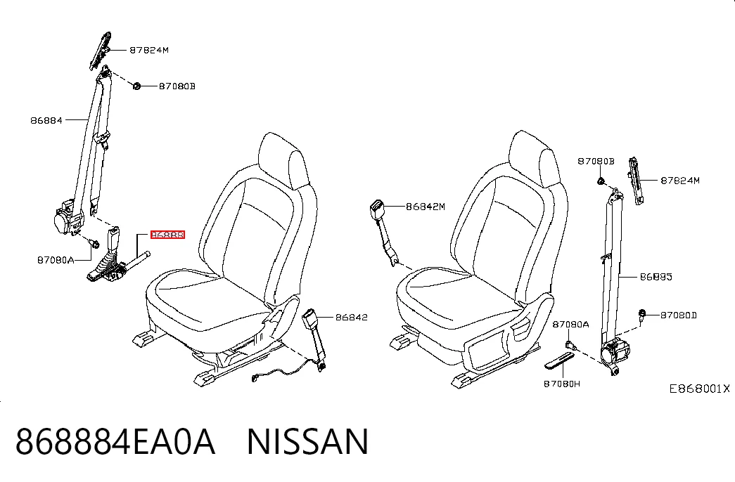 868884EA0A Nissan/Infiniti