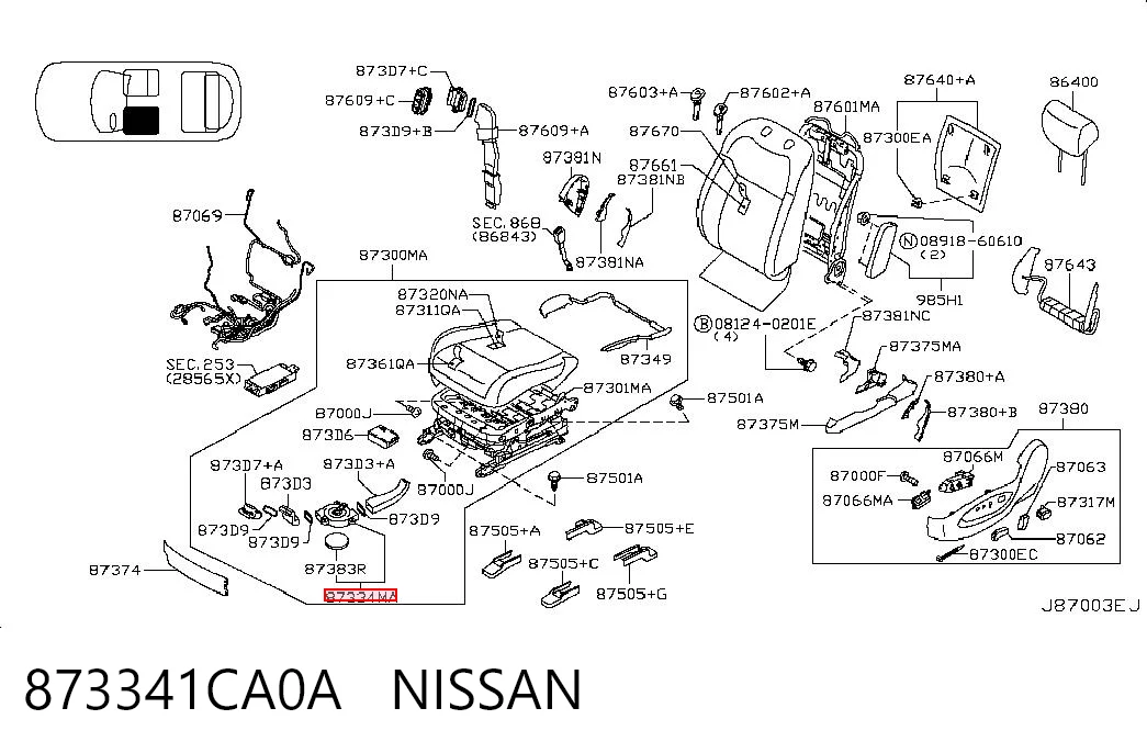 873341CA0A Nissan/Infiniti