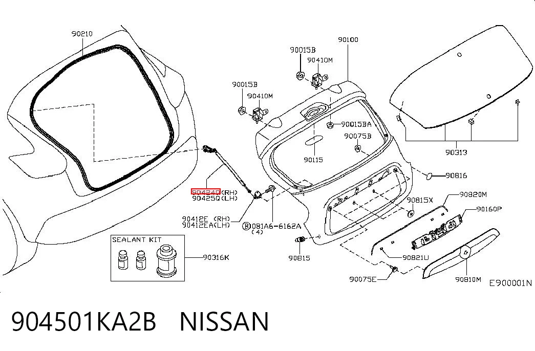 904501KA2B Nissan/Infiniti