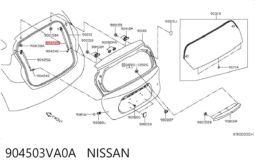 904503VA0A Nissan/Infiniti
