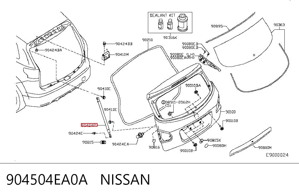 904504EA0A Nissan/Infiniti