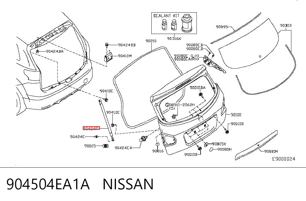 904504EA1A Nissan/Infiniti