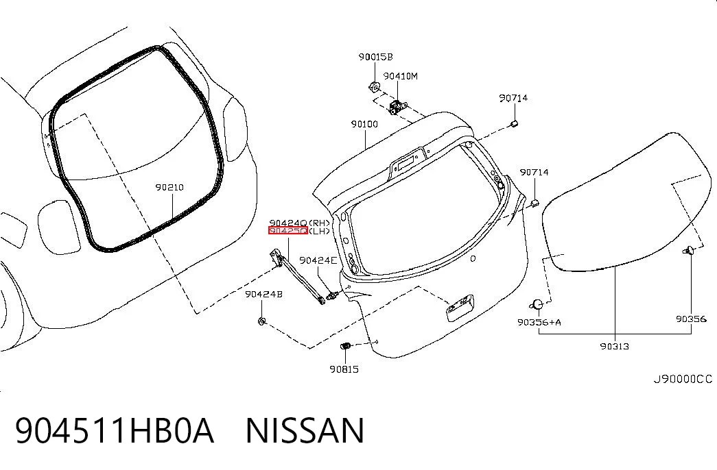 904511HB0A Nissan/Infiniti