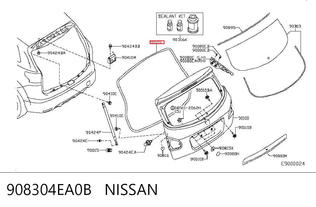 908304EA0B Nissan/Infiniti