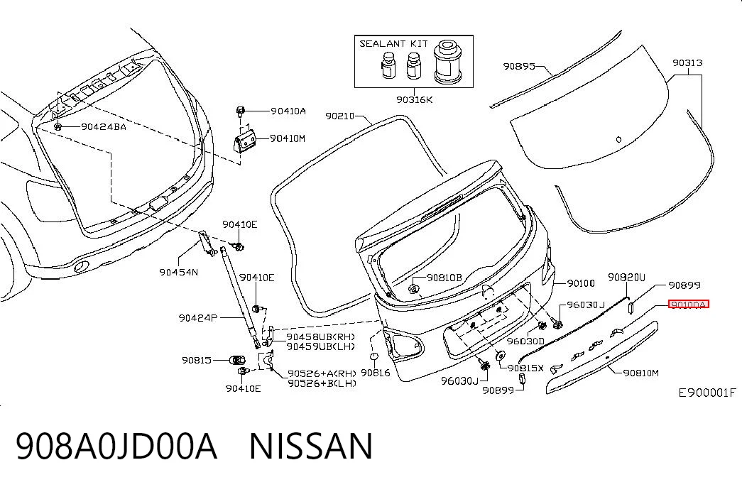 908A0JD00A Nissan/Infiniti