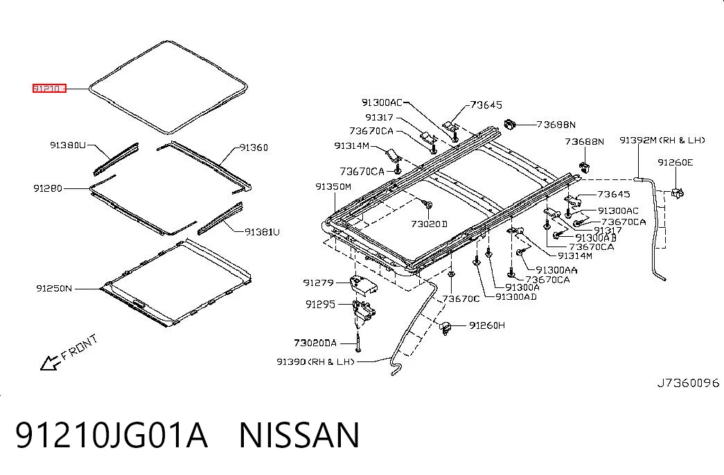91210JG01A Nissan/Infiniti
