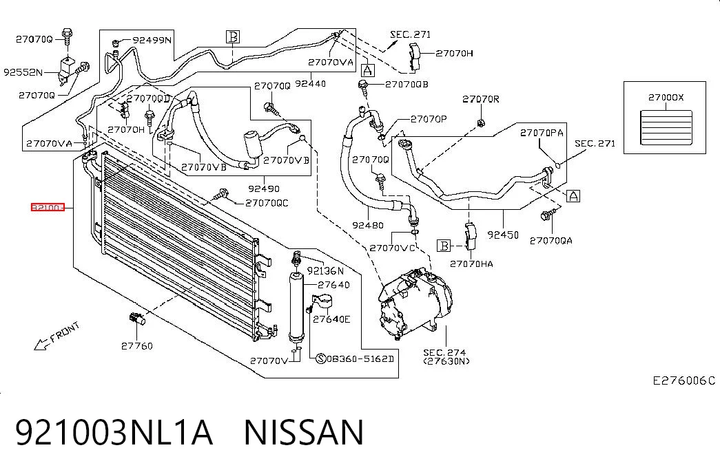 921003NL1A Nissan/Infiniti