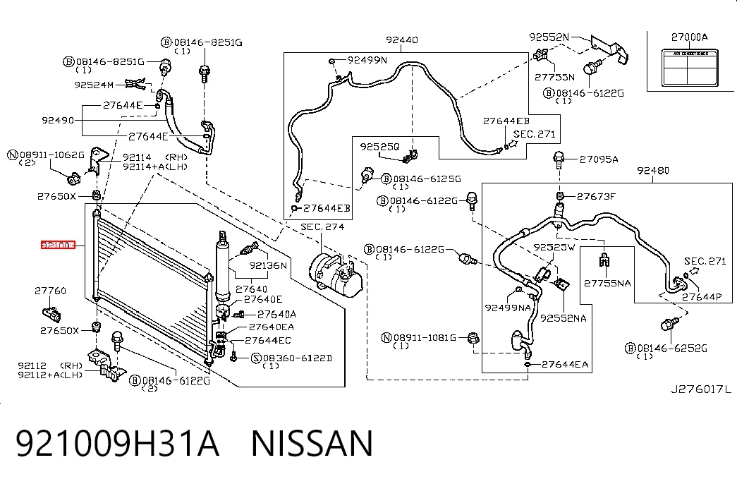 921009H31A Nissan/Infiniti