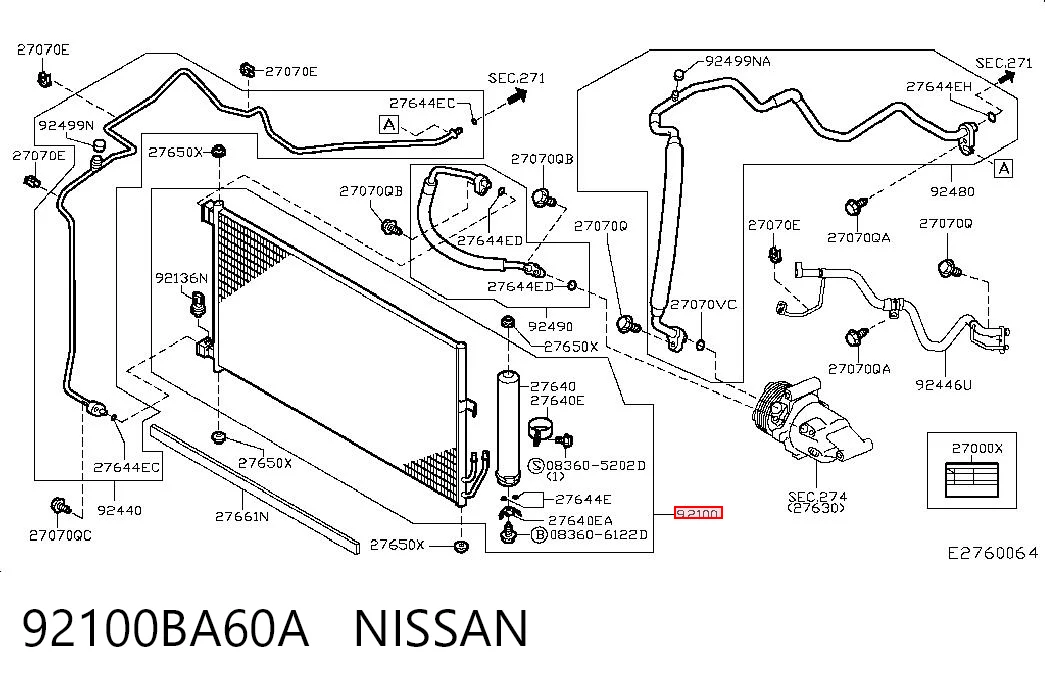 92100BA60A Nissan/Infiniti