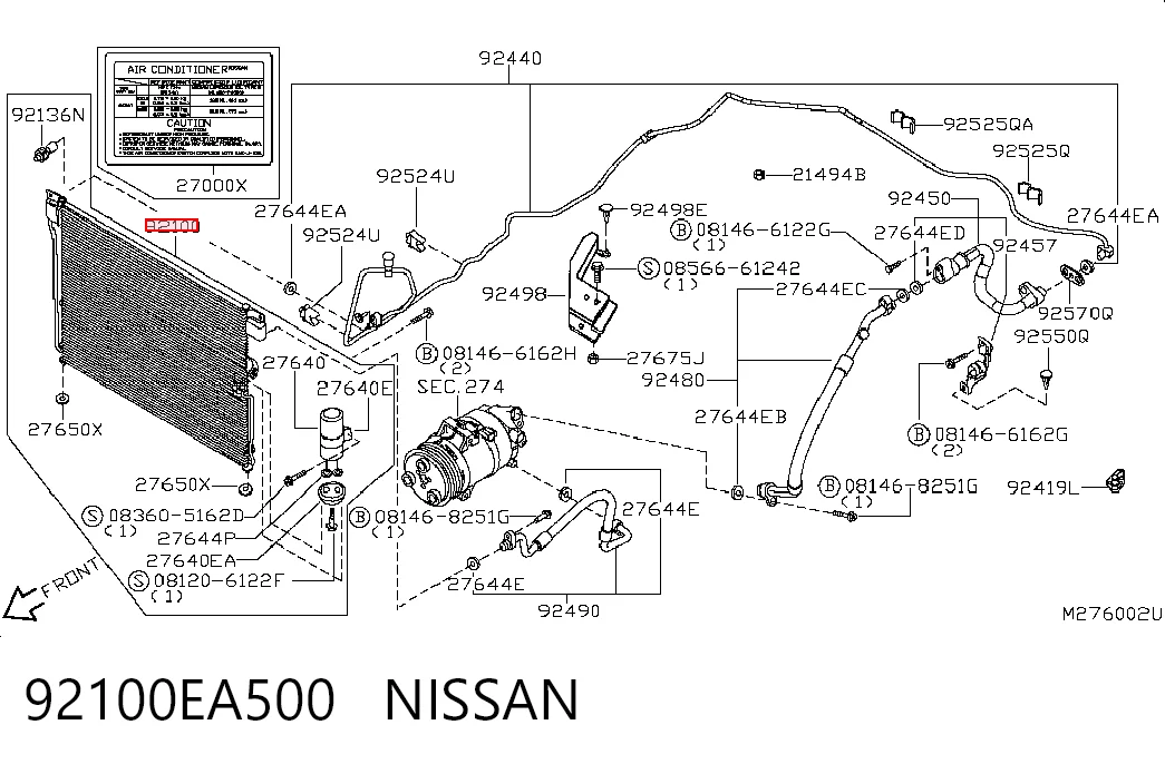 Compre Radiador de aparelho de ar condicionado Nissan Navara 