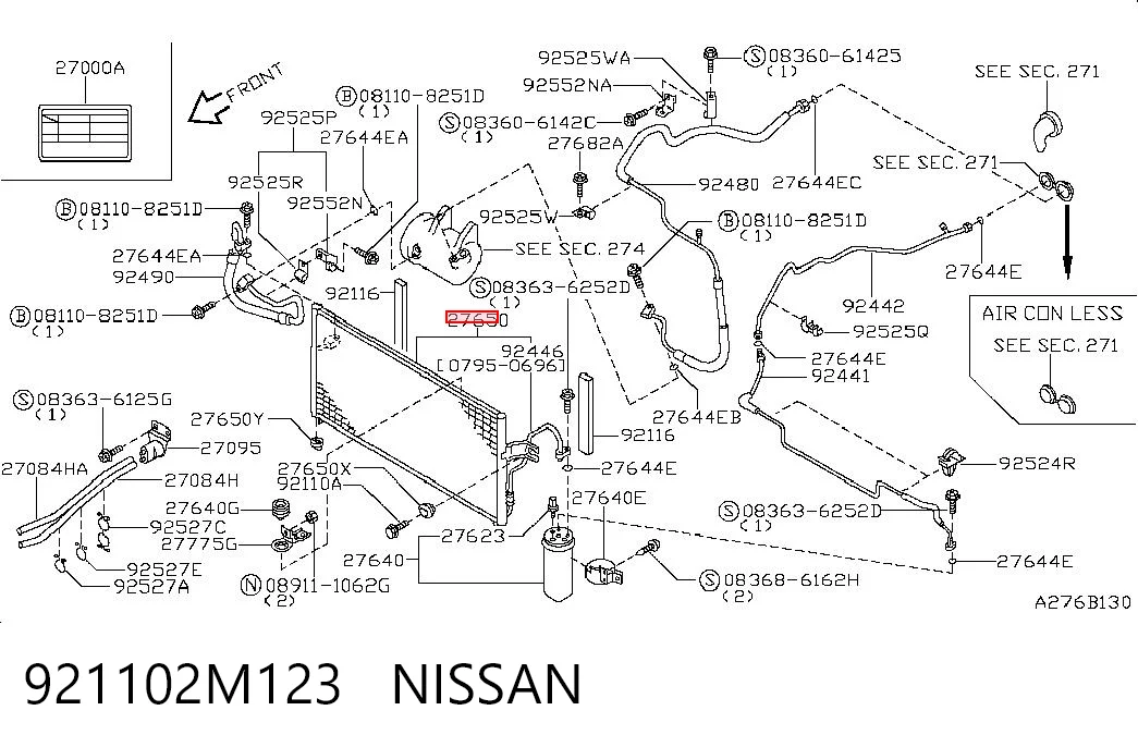 Compre Radiador de aparelho de ar condicionado Nissan Almera 1
