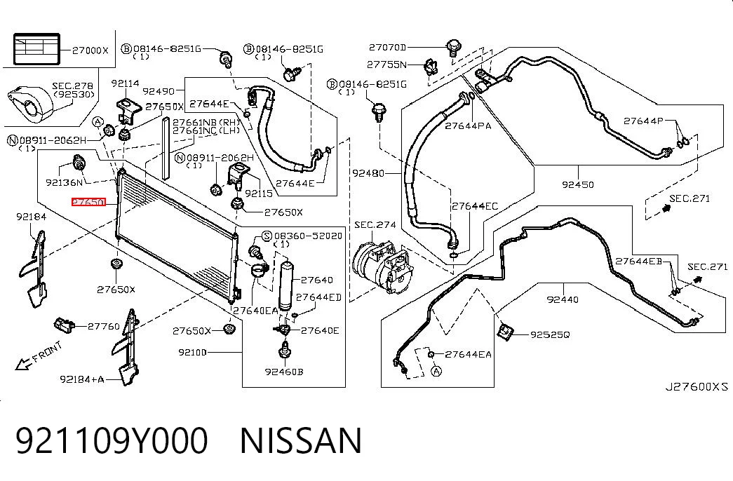 921109Y000 Nissan/Infiniti