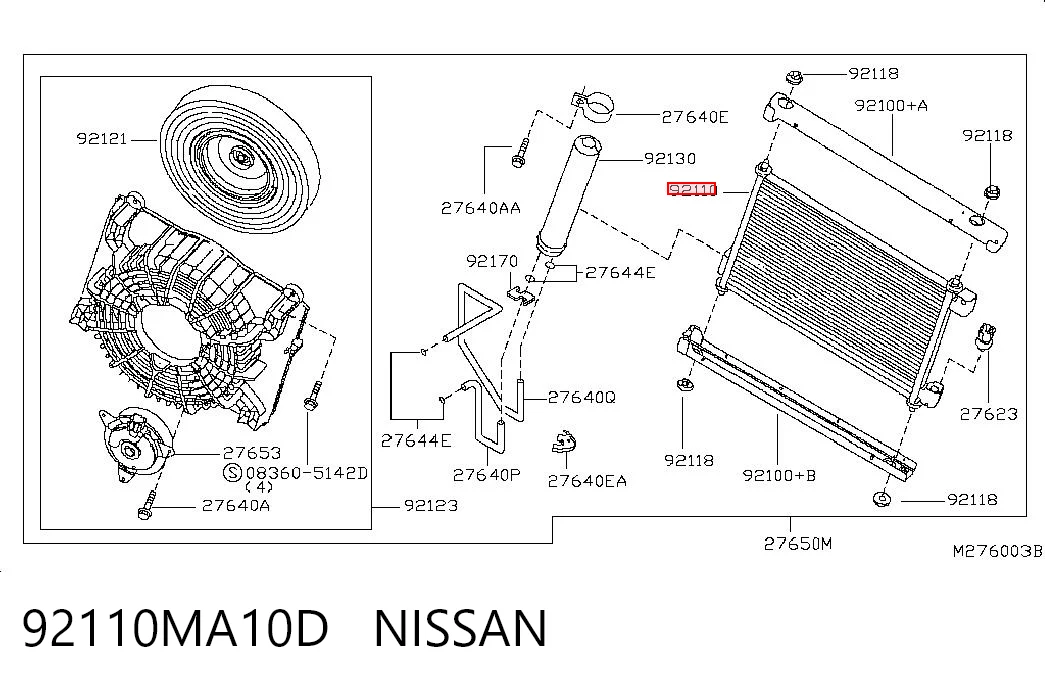 92110MA10D Nissan/Infiniti