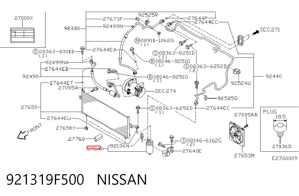 921319F500 Nissan/Infiniti