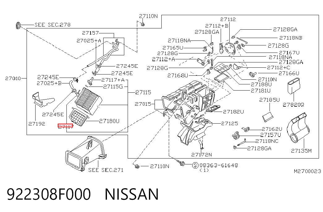 922308F000 Nissan/Infiniti