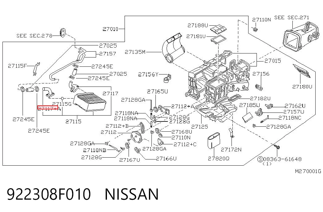 922308F010 Nissan/Infiniti