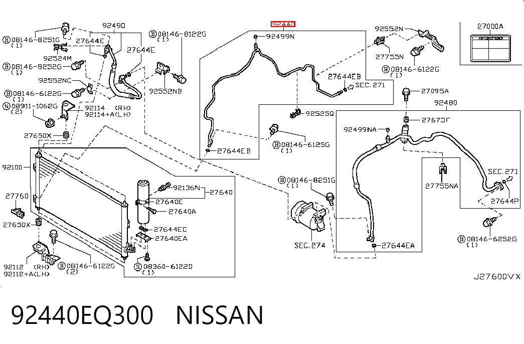 92440EQ300 Nissan/Infiniti