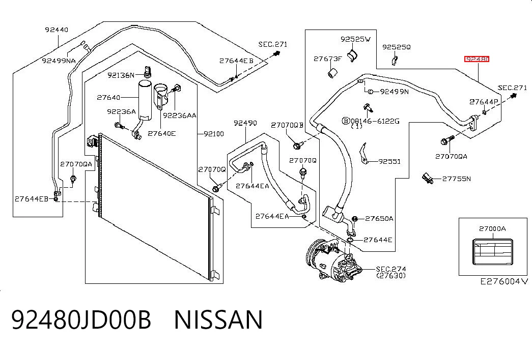 92480JD00B Nissan/Infiniti