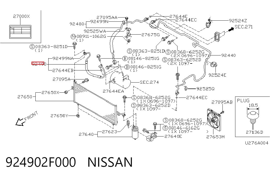 924902F000 Nissan/Infiniti