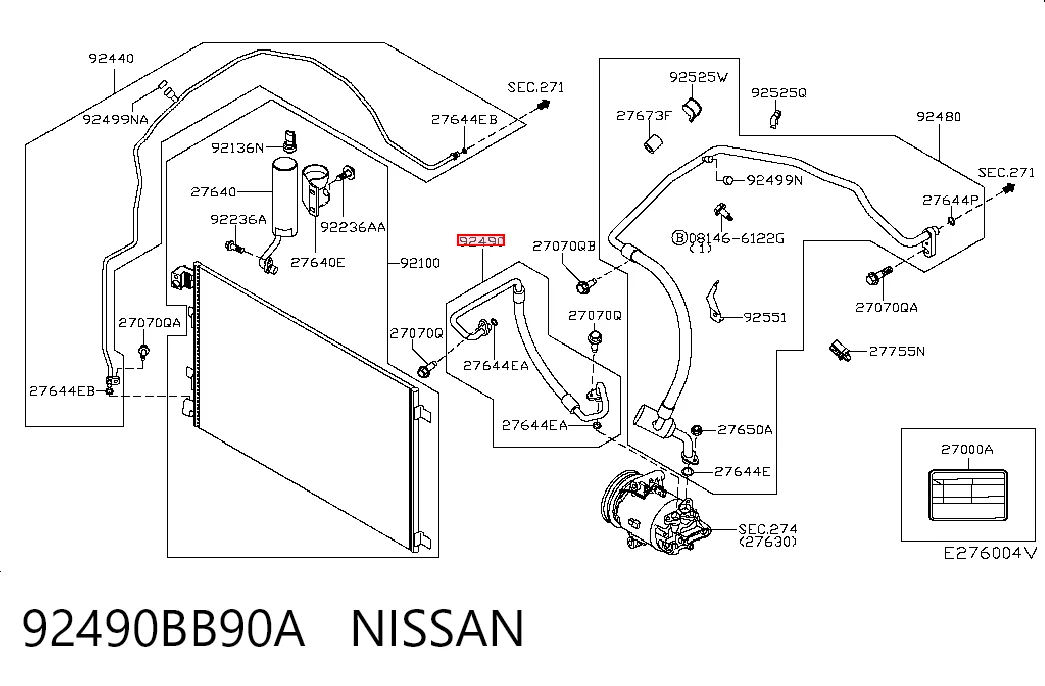 92490BB90A Nissan/Infiniti