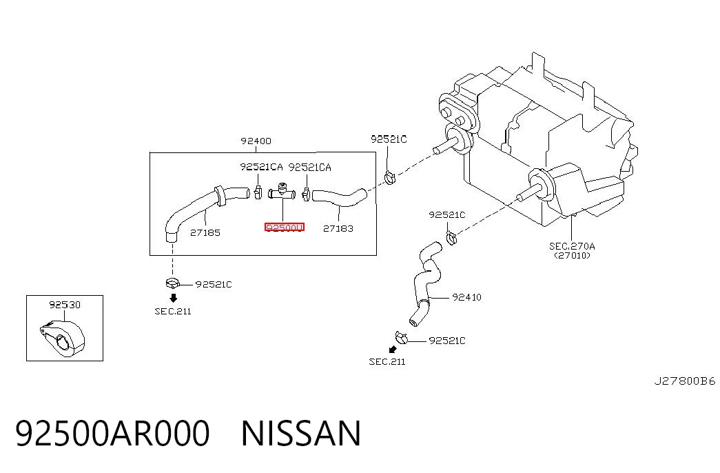 92500AR000 Nissan/Infiniti 