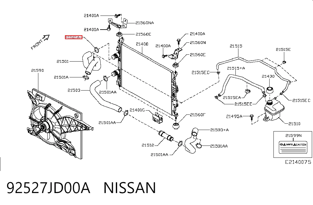 92527JD00A Nissan/Infiniti