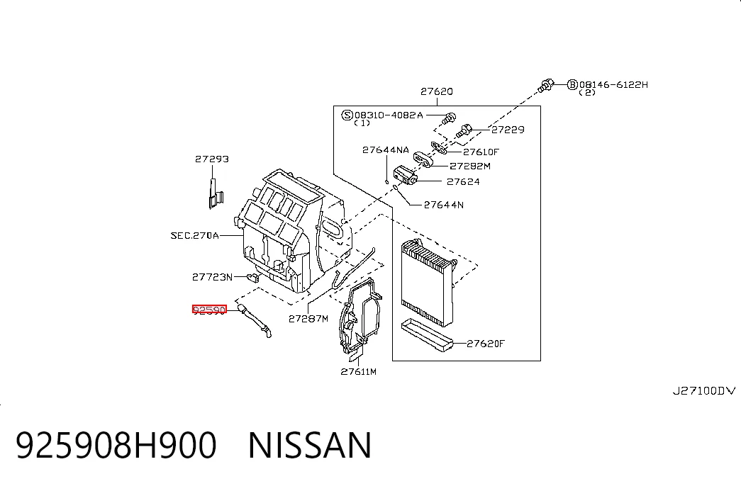 925908H900 Nissan/Infiniti
