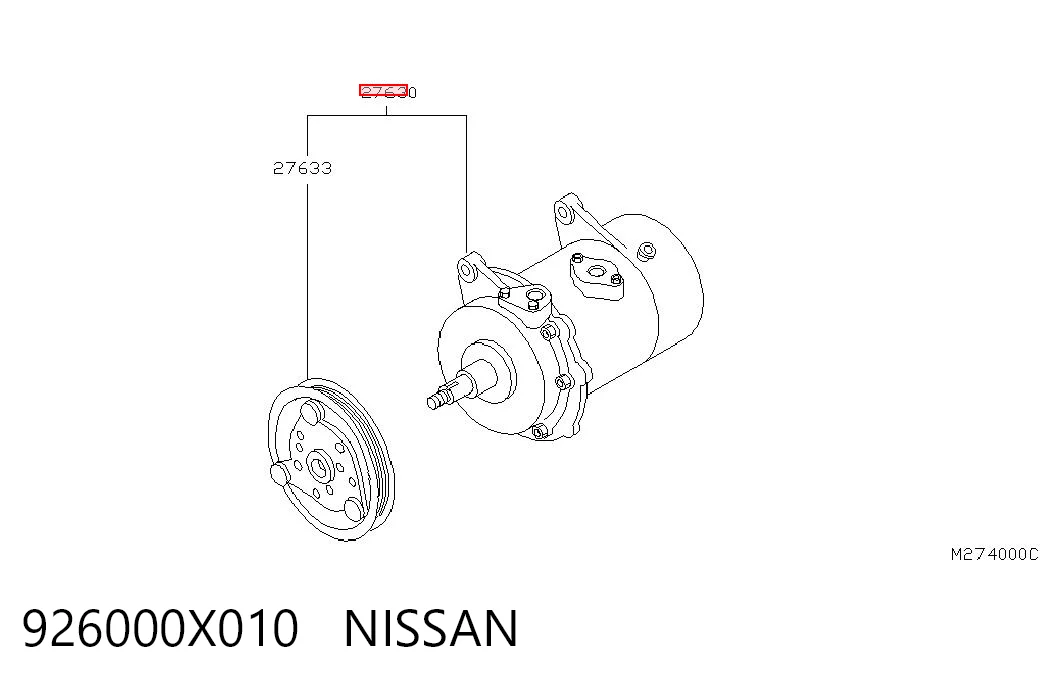926000X010 Nissan/Infiniti