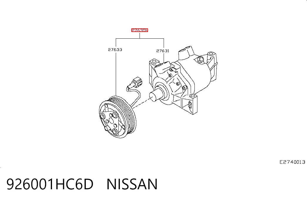 926001HC6D Nissan/Infiniti