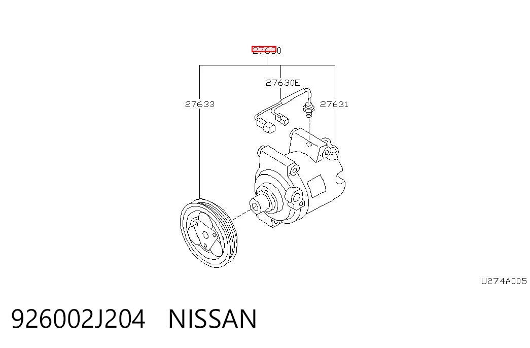 926002J204 Nissan/Infiniti