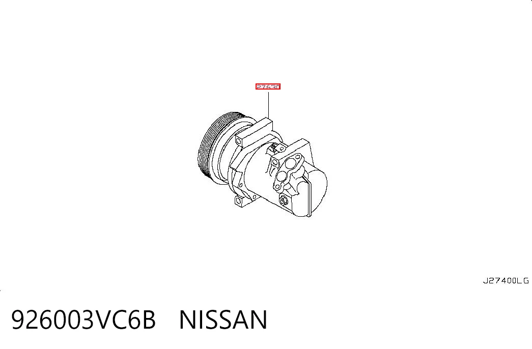 Compressor de aparelho de ar condicionado 1986AD1392 Bosch
