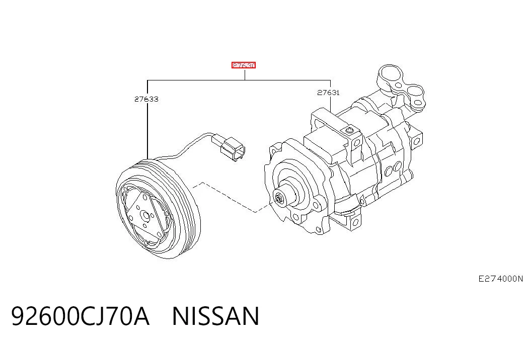 92600CJ70A Nissan/Infiniti