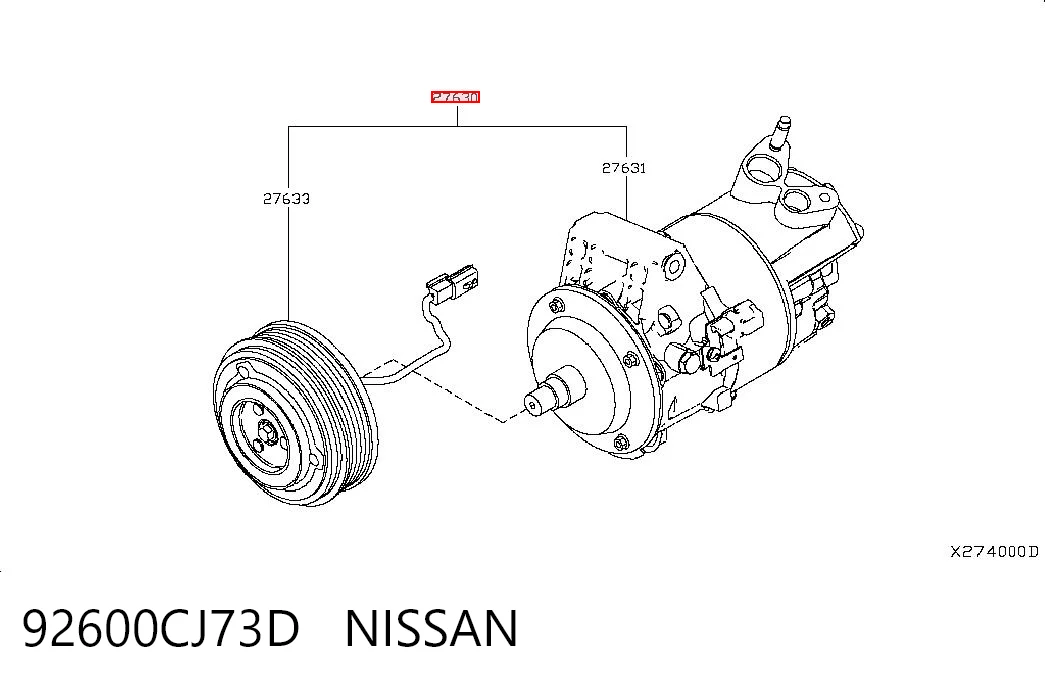 92600CJ73D Nissan/Infiniti