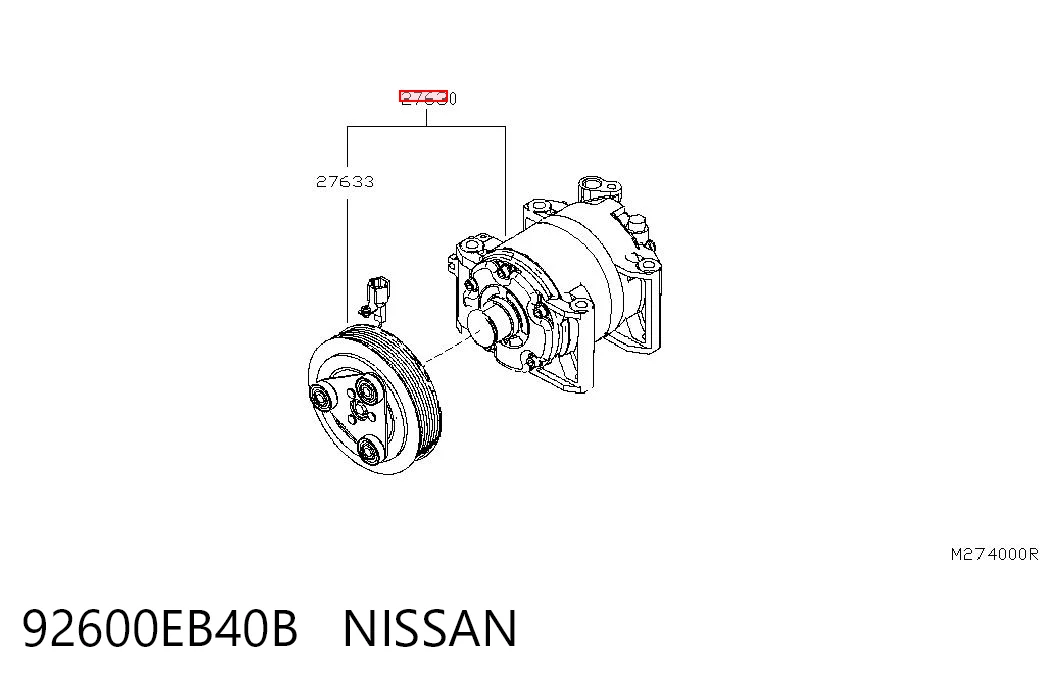 92600EB40B Nissan/Infiniti