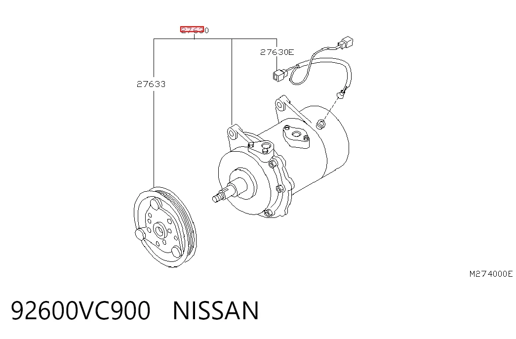 92600VC900 Nissan/Infiniti