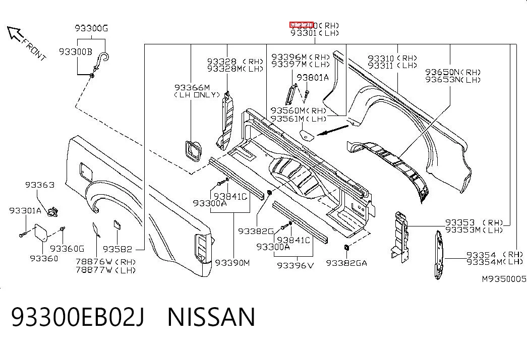 93300EB02J Nissan/Infiniti