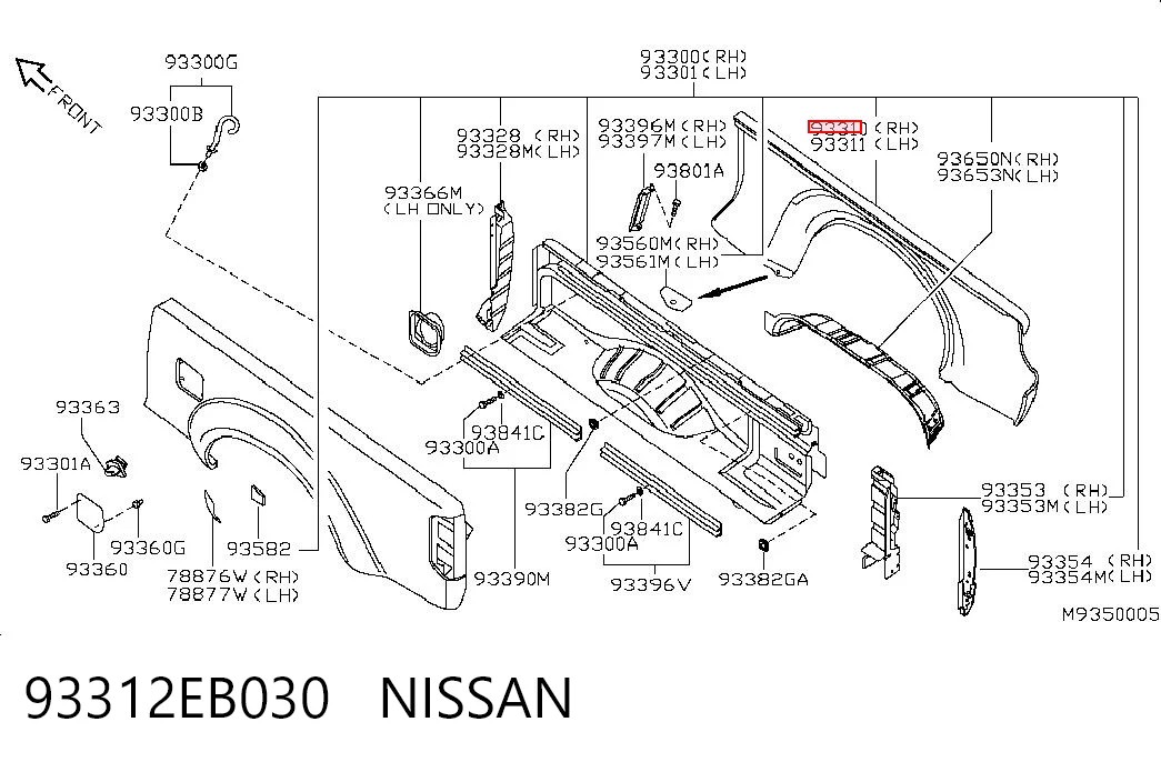 93312EB030 Nissan/Infiniti