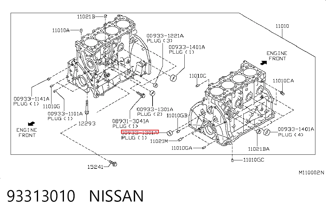 93313010 Nissan/Infiniti
