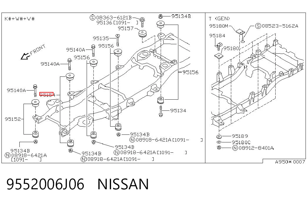 9552006J06 Nissan/Infiniti