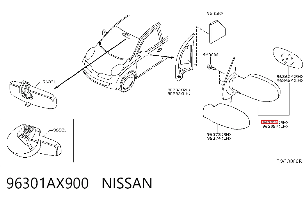 96301AX900 Nissan/Infiniti