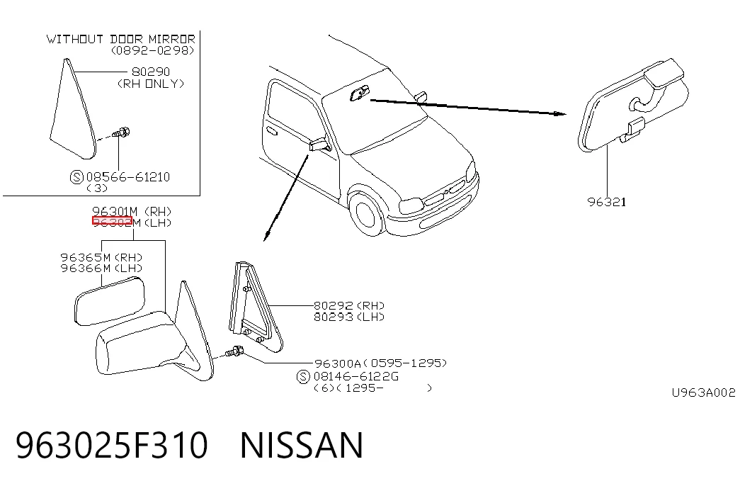 963025F310 Nissan/Infiniti