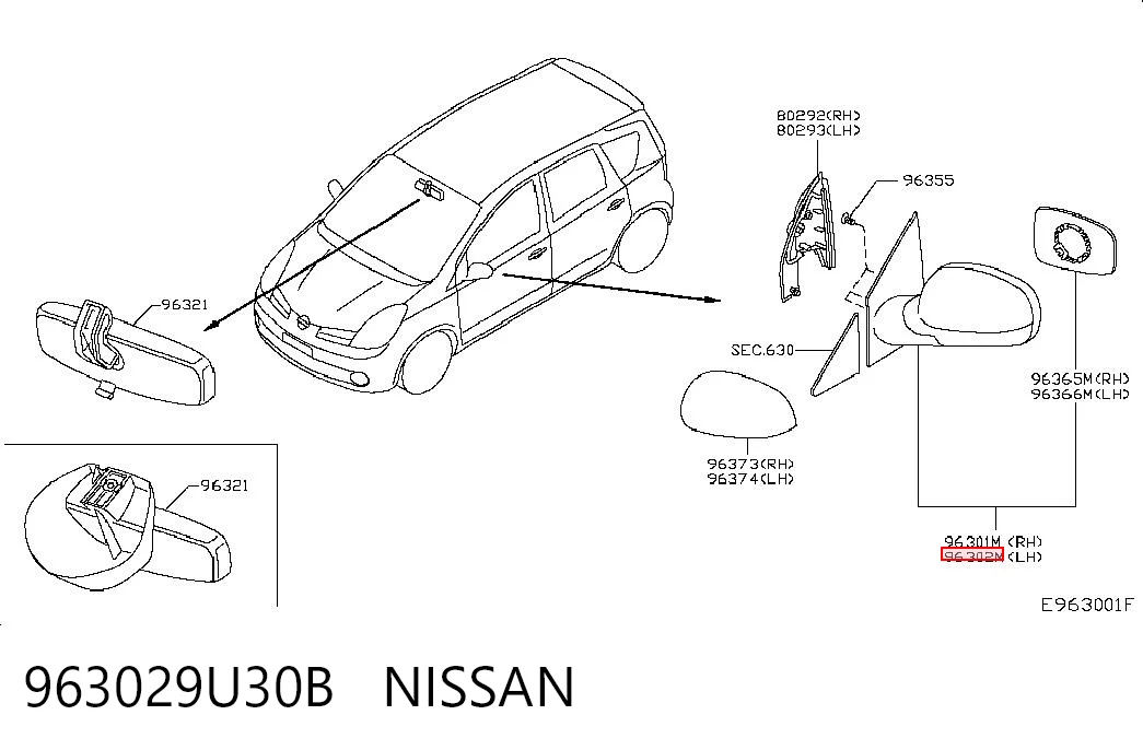 963029U30B Nissan/Infiniti