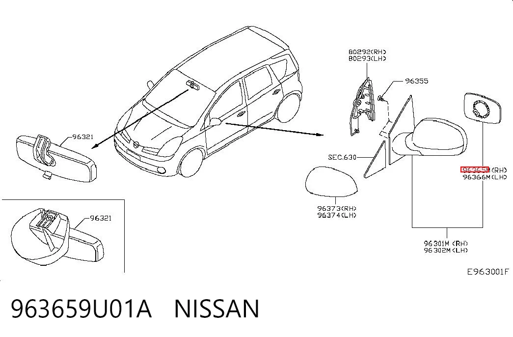 963659U01A Nissan/Infiniti