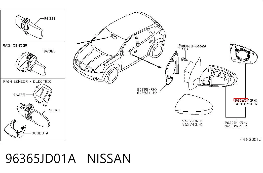 96365JD01A Nissan/Infiniti