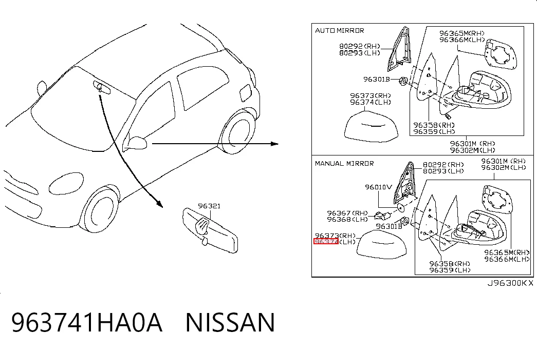 963741HA0A Nissan/Infiniti