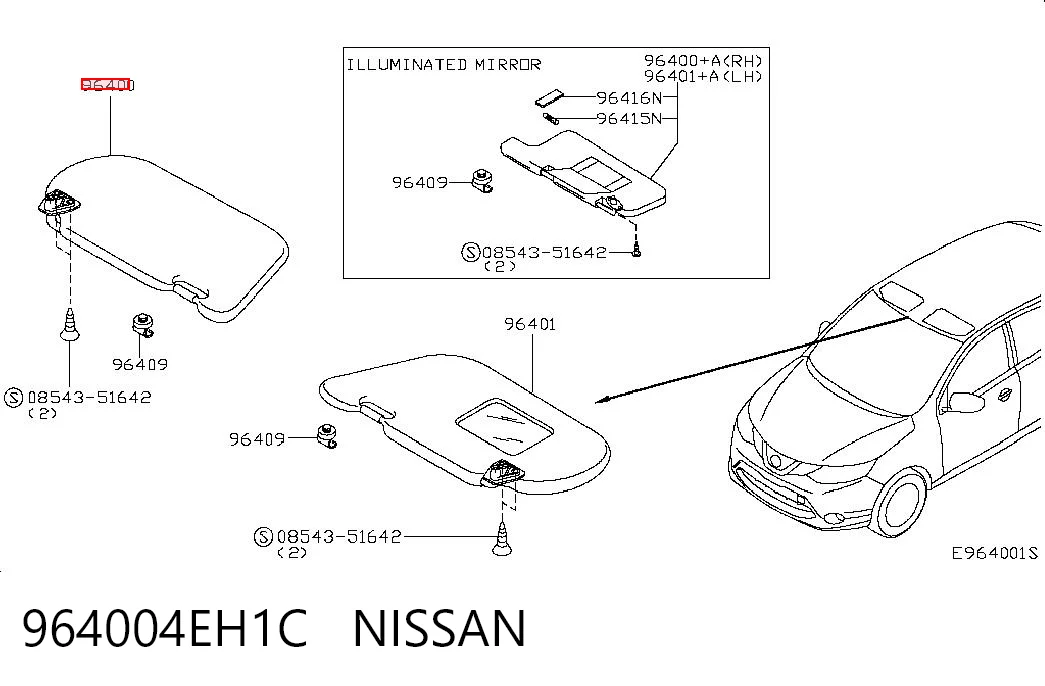 964004EH1C Nissan/Infiniti
