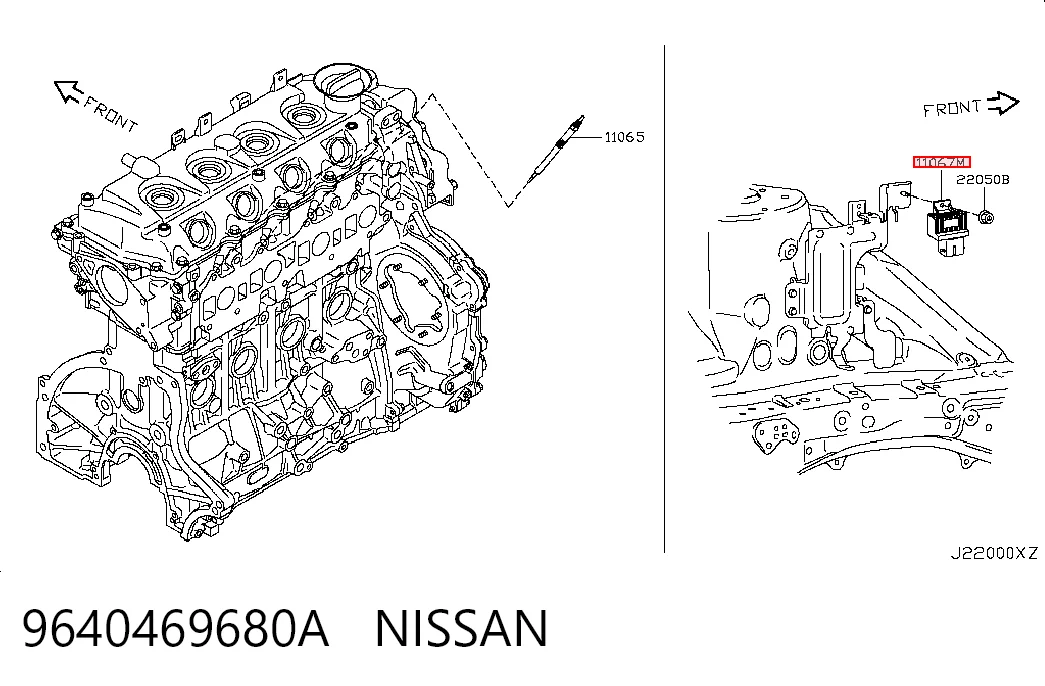 Relê das velas de incandescência 9640469680A Renault (RVI)
